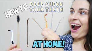 How I Cleaned My Teeth at Home to Fight Tartar amp Teeth Stains [upl. by Nomaj]