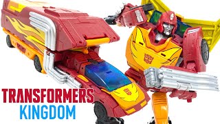 Transformers Kingdom Commander Class RODIMUS PRIME Review [upl. by Iturk941]