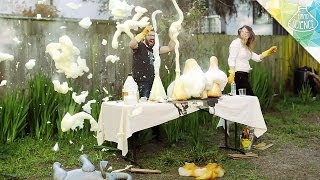 Exploding Elephant Toothpaste  Hard Science [upl. by Arais]