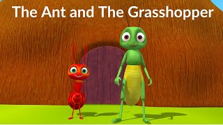 The Ant and the Grasshopper  Aesops Fable The Ant and the Grasshopper  Story for Kids in English [upl. by Lettie899]