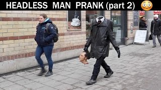 Headless man Prank part 2 slaughter version Julien magic [upl. by Saenihp]