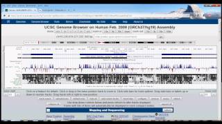 1 UCSC Genome Browser Tutorial the basics [upl. by Lirba]