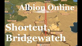 Albion Online  Caerleon to Bridgewatch fast almost safely [upl. by Pussej]