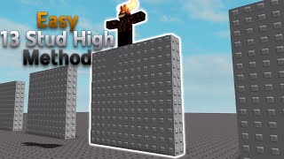 EASY 13 Stud High Jump Method  Roblox Tutorial [upl. by Keith]