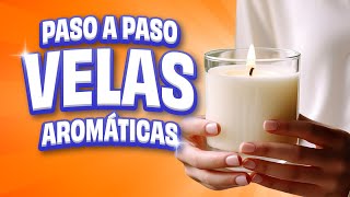 Cómo hacer velas aromáticas caseras con POCO dinero [upl. by Sarette]