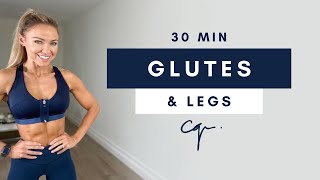 30 Min GLUTES amp LEG WORKOUT at Home  Ankle Weights Optional [upl. by Ameehs638]