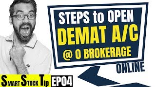 🔴How to open Zerodha DeMat amp Trading Account  Complete online process  2021 [upl. by Jude]