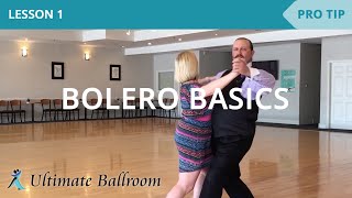 Bolero Basics 1 Ballroom Dance Lesson [upl. by Ayoted]