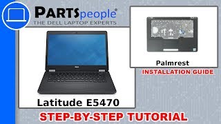 Dell Latitude E5470 P62G001 Palmrest HowTo Video Tutorial [upl. by Delacourt553]