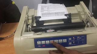 OKI Microline 790 Plus Printer Installation amp Configuration  Full Description [upl. by Hux154]