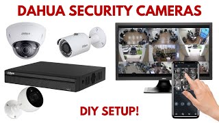 Dahua Security Cameras DIY Setup [upl. by Paolo839]