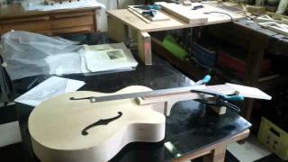 Building an Archtop Jazz Guitar 2012 [upl. by Akinihs895]