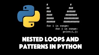 Nested Loops and Patterns in Python [upl. by Oiceladni]