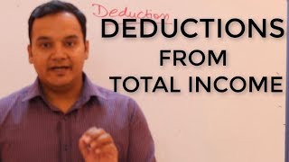 Deductions from Gross total Income [upl. by Belloir582]