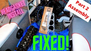 Mercruiser 30 Head Gasket Replacement [upl. by Yleoj399]