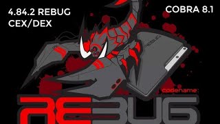 PS3 CFW 4842 REBUG CEXDEX with COBRA 81 [upl. by Baun704]