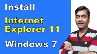 Upgrade Internet Explorer 8 to 11 on Windows 7  Install Internet Explorer 11 on Windows 7 Hindi [upl. by Amsirhc]