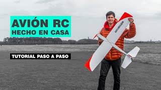 Avión entrenador RC hecho en casa  Cómo hacer un avión RC paso a paso  tutorial completo [upl. by Potter]