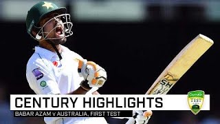 Babar makes a statement with Gabba century [upl. by Oirramed]