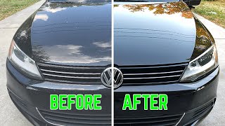 Complete Car Detail and Ceramic Coating Volkswagen  How To [upl. by Kcirdlek]