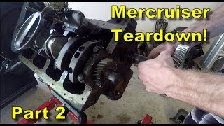 Mercruiser 30 Teardown Part 2 [upl. by Samtsirhc]