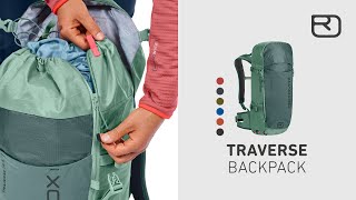 The new TRAVERSE backpack series for mountaineers  ORTOVOX [upl. by Kimbra]