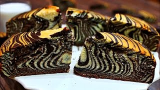 Amazing ZEBRA CAKE  How to make a Zebra Cake [upl. by Boak]