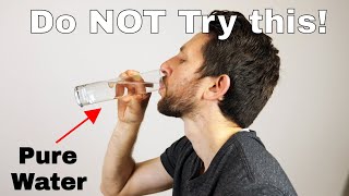 Does 100 Pure Water Have a Taste Drinking Type II Deionized Water Experiment [upl. by Dwinnell]