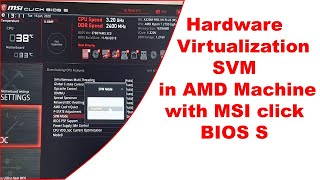 How do I enable virtualization in BIOS AMD Ryzen [upl. by Aicetel262]