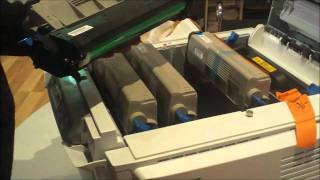 Unpacking an OKI Printer [upl. by Sudnak719]