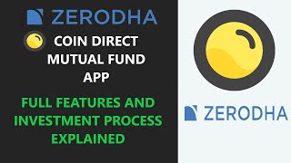 How to Buy Mutual Fund in Zerodha  Coin by Zerodha Direct Mutual Fund App Demo amp Investment Process [upl. by Petr443]