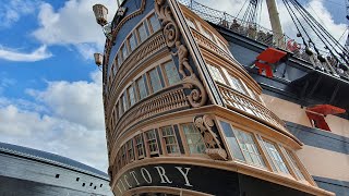 HMS Victory  Walkthrough Tour August 2019  4k [upl. by Sirdna696]