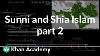 Sunni and Shia Islam part 2  World History  Khan Academy [upl. by Jermain]