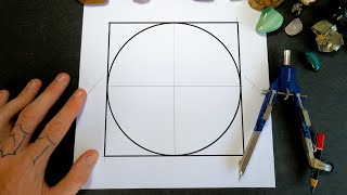 How to Draw a Square Around a Circle [upl. by Anyak]