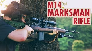 Springfield M1A GI Standard  M14 Scoped Marksman Rifle Part 3  RangerDave [upl. by Aniret]