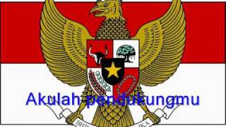 Garuda Pancasila with lyric [upl. by Trinl829]