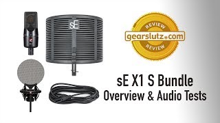 sE Electronics X1 S Studio Bundle  Overview and audio tests [upl. by Armilla]