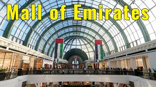 Mall of Emirates  Dubai UAE  Walking Tour 4K [upl. by Attaynik]