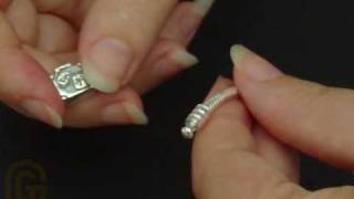 How to add charms to a Pandora Bracelet [upl. by Aunson]