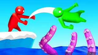 I THREW HIM To The KILLER OCTOPUS Gang Beasts [upl. by Matless]