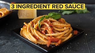 How to make the SIMPLEST ITALIAN PASTA SAUCE at home [upl. by Navis]