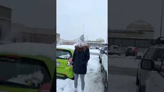 THROWING A SNOWBALL AT A STRANGER [upl. by Kinny]