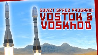 KSP Recreating the VOSTOK and the VOSKHOD Soviet Space Programs [upl. by Zoa]