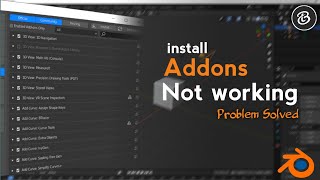 Install addons not working in Blender  problem solved Blender 29 [upl. by Adehsar]