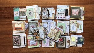 Scrappy Staggered Booklets for Junk Journals  DIY Ephemera PART 7 [upl. by Eednak]