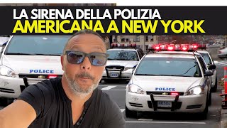 LA SIRENA DELLA POLIZIA AMERICANA a NEW YORK [upl. by Rosenblatt]