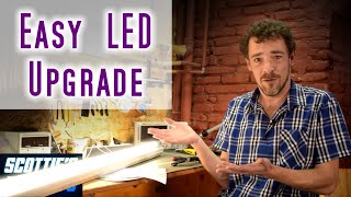 Fluorescent to LED conversion made EASY [upl. by Cressi664]