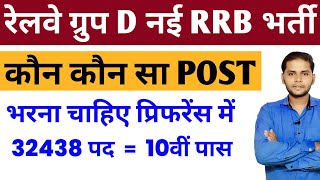 Railway Group D Post Preference 2025  Railway Group D Vacancy 2025  Railway Group D Post Details [upl. by Anier75]