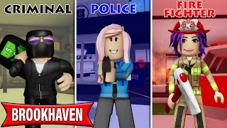 I roleplayed jobs in Brookhaven with Janet and Kate  Roblox [upl. by Aivat690]