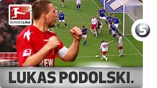 Lukas Podolski  Top 5 Goals [upl. by Akimal]